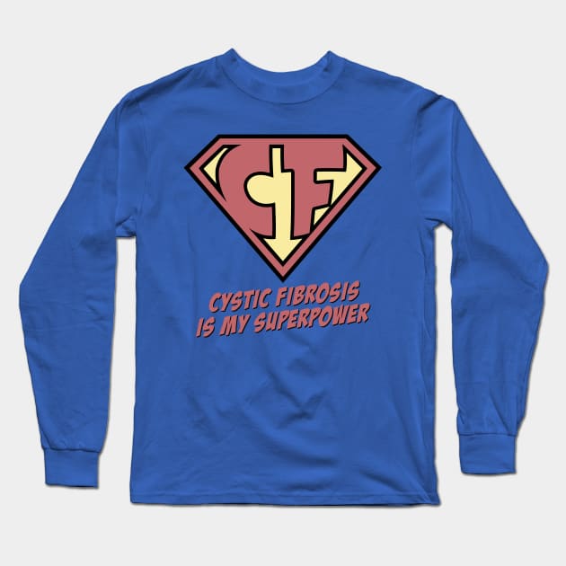 Cystic Fibrosis superhero Long Sleeve T-Shirt by stylecomfy